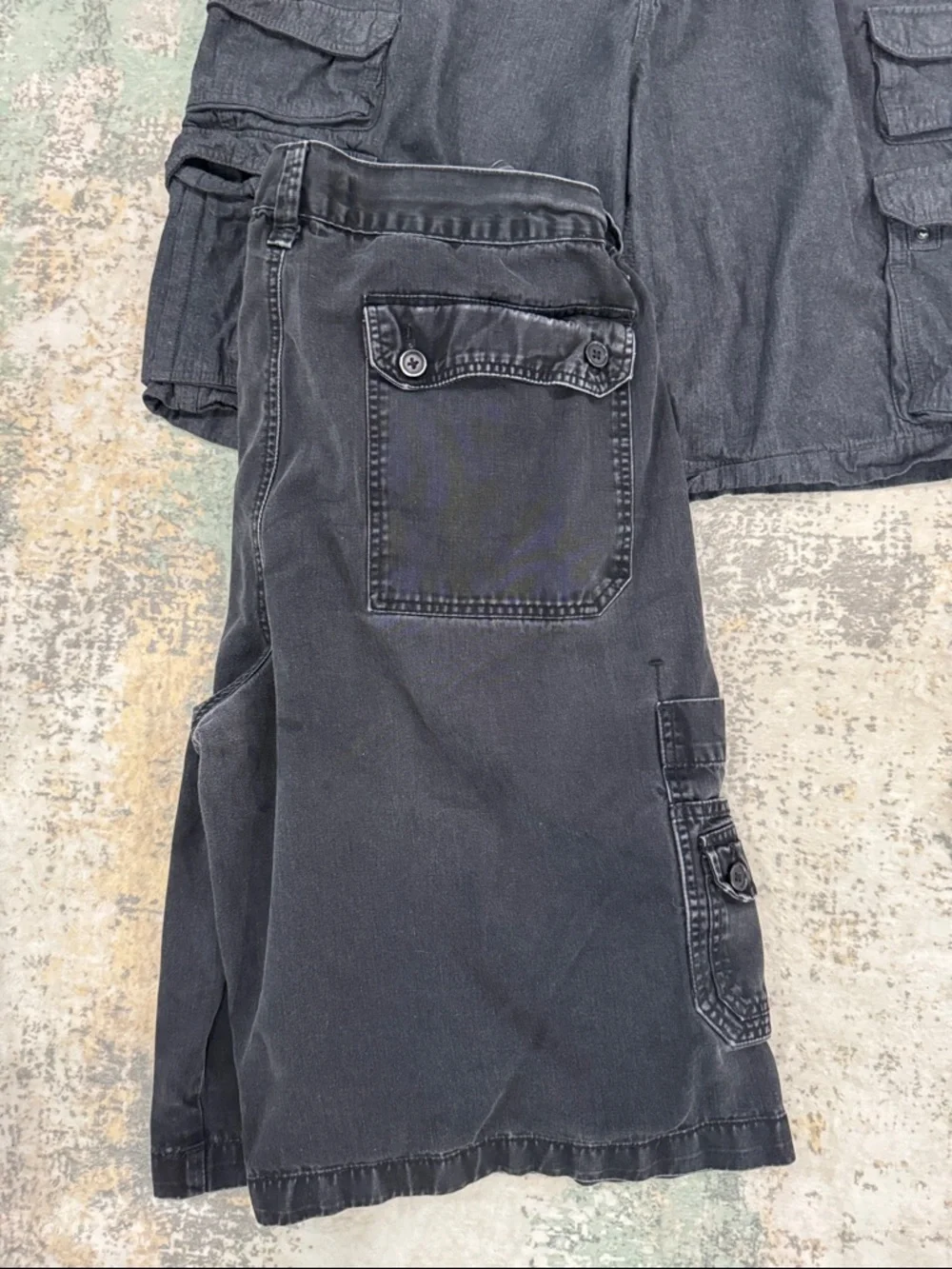 Bundle of Men's Black Cargo Shorts